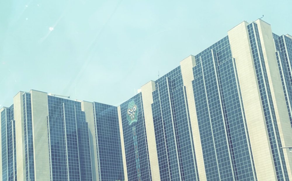 The Central Bank of Nigeria headquarters tower in Abuja